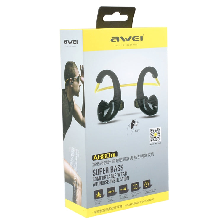 AWEI A880BL后掛式無線運動藍牙耳機 , A880BL