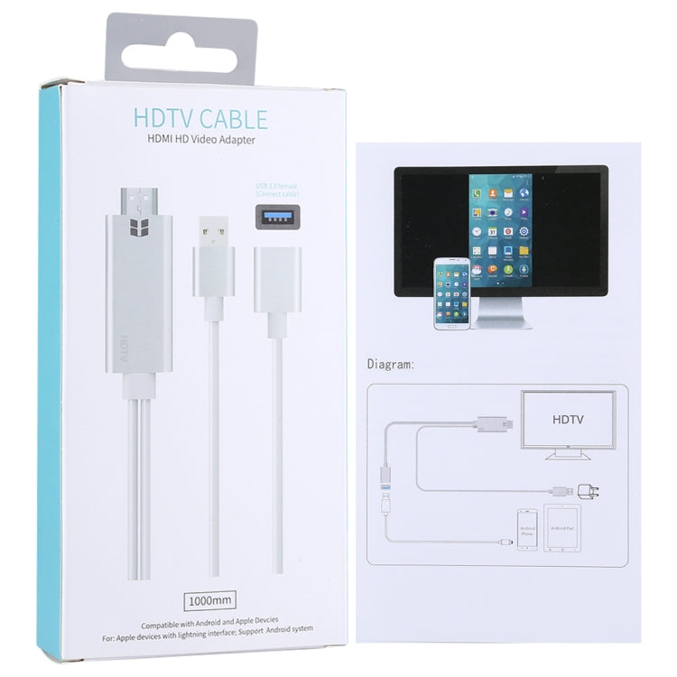 HDTV 高清轉接線 適合適用於蘋果/安卓設備