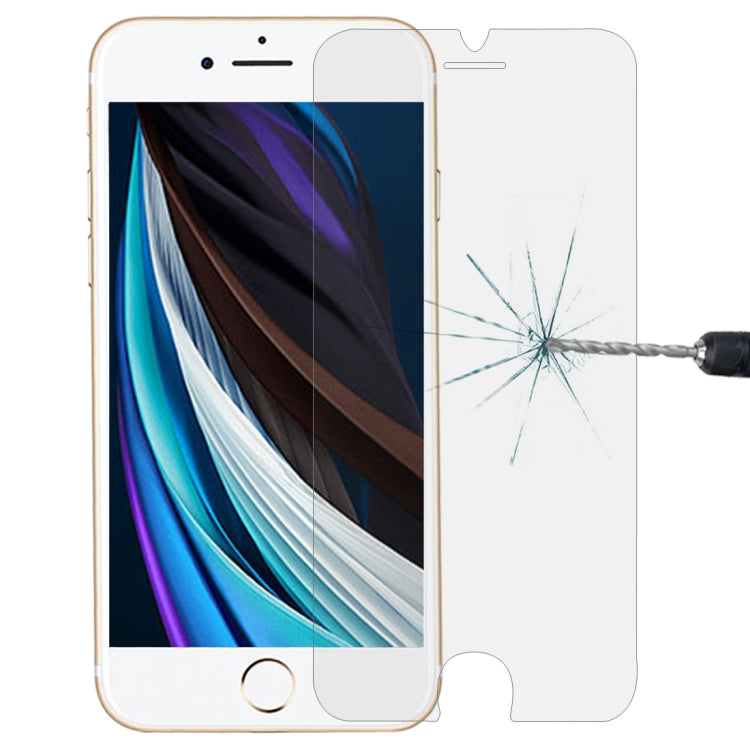 適用於 iPhone SE 2022 / SE 2020 半屏大弧邊鋼化玻璃保護膜