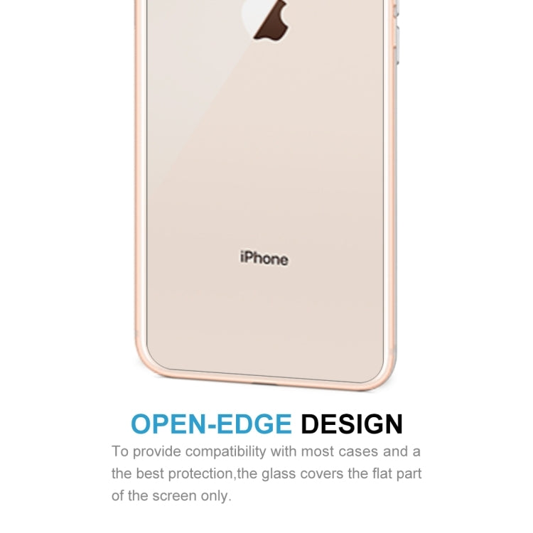 2片裝 適用於iPhone 8 Plus & 7 Plus 后膜 0.3mm 9H硬度2.5D弧邊防爆優質鋼化膜后膜