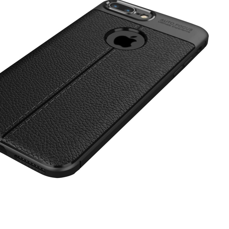 適用於蘋果iPhone 8 Plus & 7 Plus 荔枝紋TPU手機保護殼