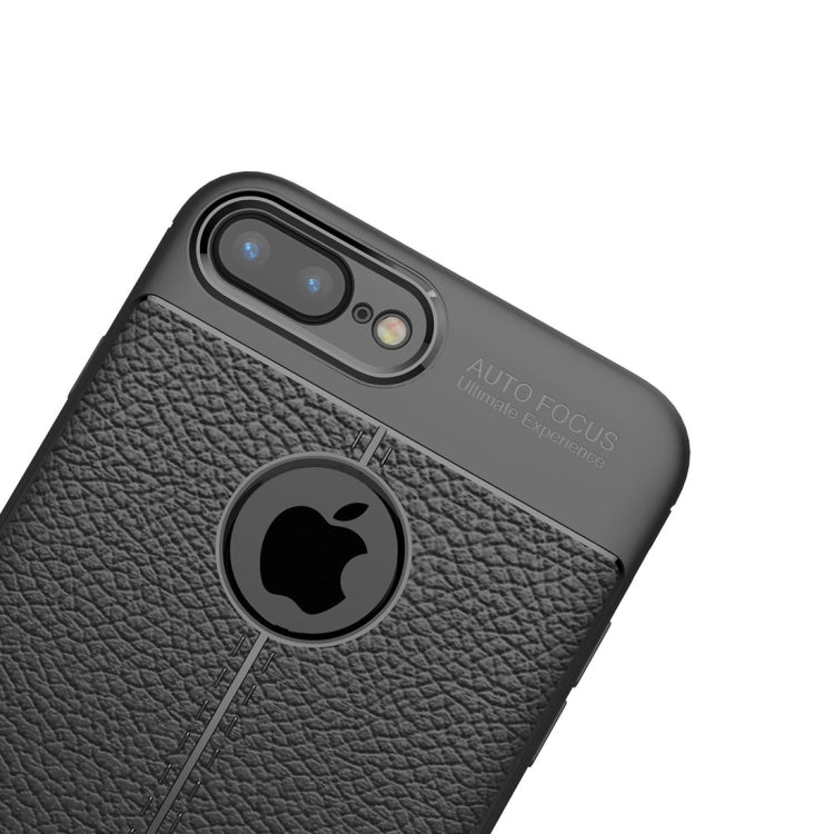 適用於蘋果iPhone 8 Plus & 7 Plus 荔枝紋TPU手機保護殼