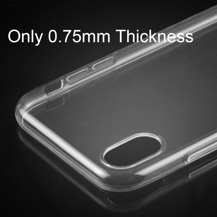 適用於iPhone X / XS  0.75毫米超薄透明TPU保護殼