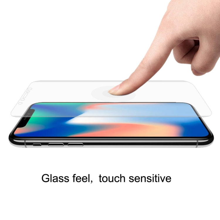 恩凱 草帽王子 適用於iPhone XS 5.8英寸 TPU+TPE+PET材質0.1mm 3D全屏保護軟膜 水凝膜