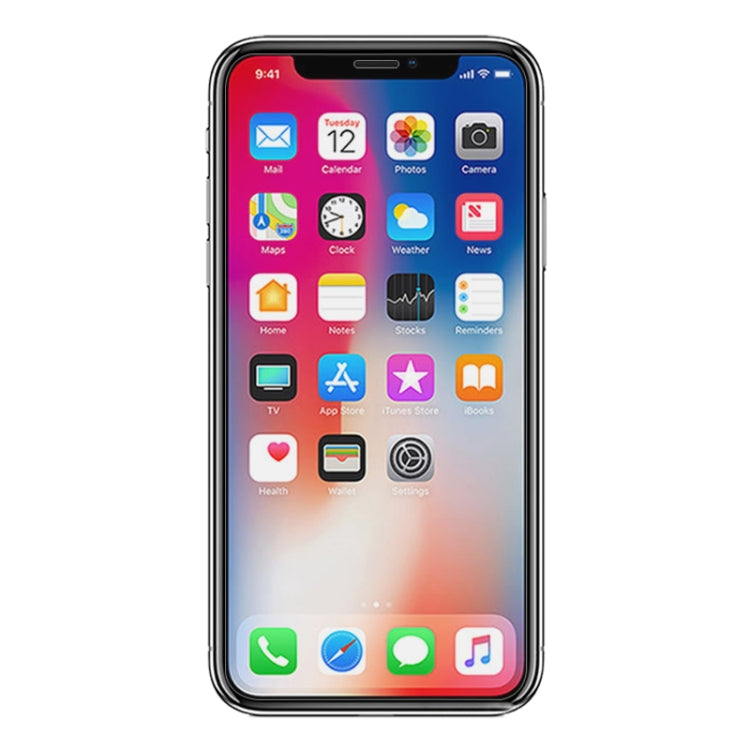 2pcs 適用於iPhone XS 9H 2.5D弧邊鋼化玻璃膜