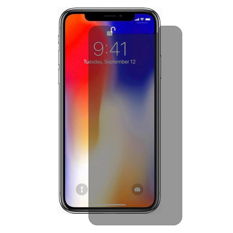 ENKAY 草帽王子 適用於iPhone XS Max 0.26mm 9H 2.5D防窺鋼化玻璃膜 防窺膜