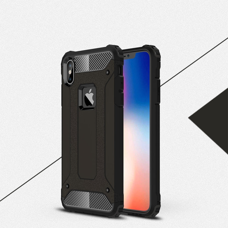 適用於iPhone XS Max TPU + PC金剛鐵甲組合殼