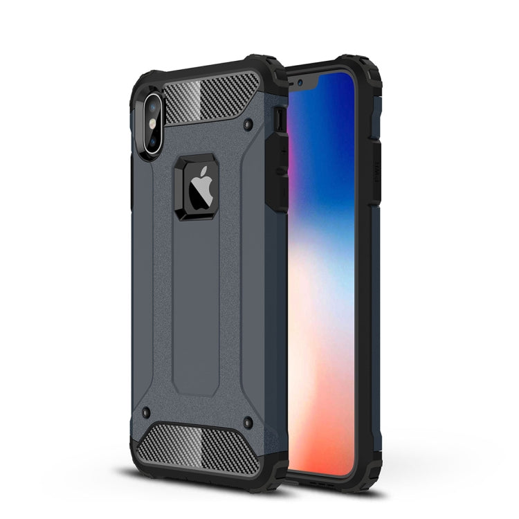 適用於iPhone XS Max TPU + PC金剛鐵甲組合殼