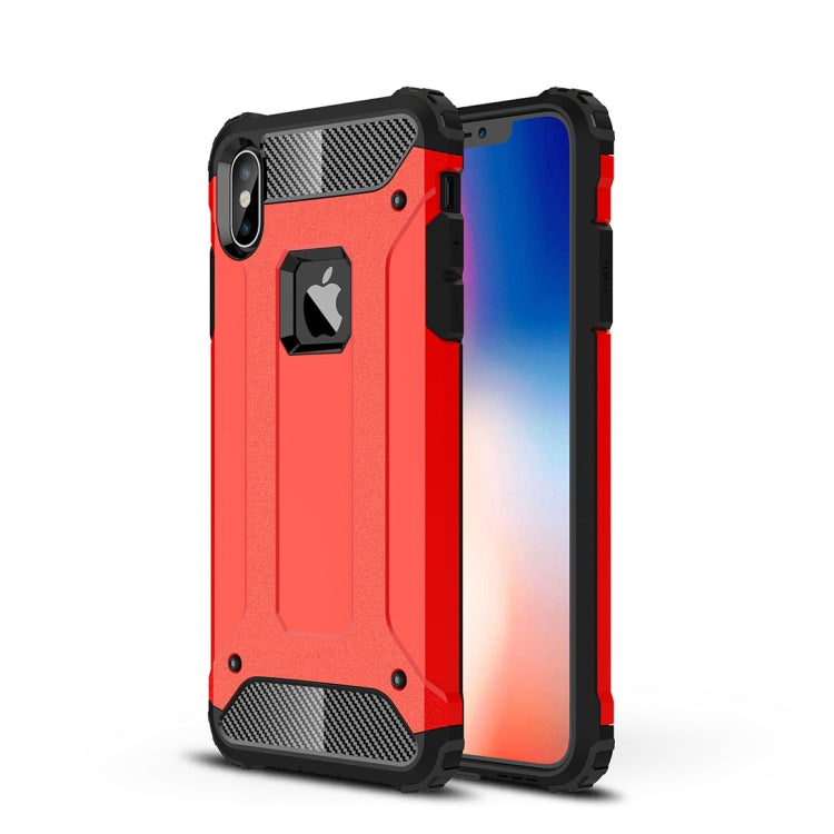 適用於iPhone XS Max TPU + PC金剛鐵甲組合殼