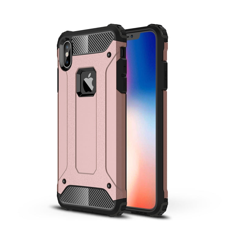 適用於iPhone XS Max TPU + PC金剛鐵甲組合殼