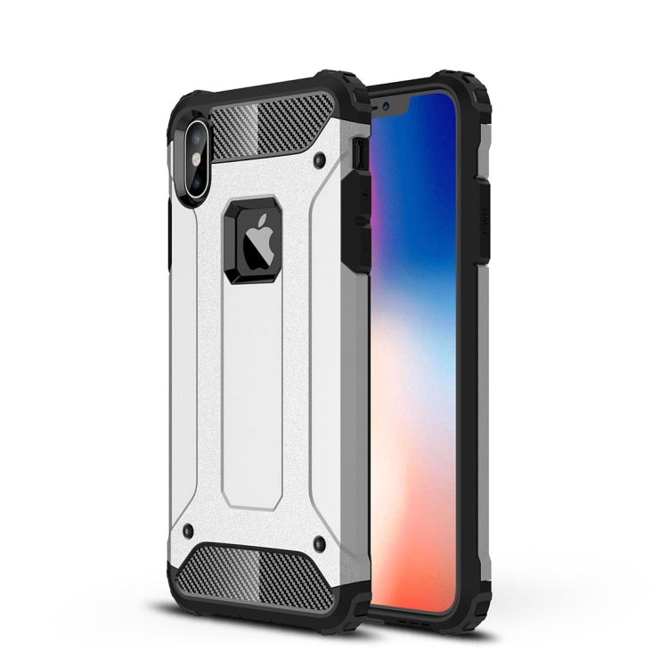適用於iPhone XS Max TPU + PC金剛鐵甲組合殼