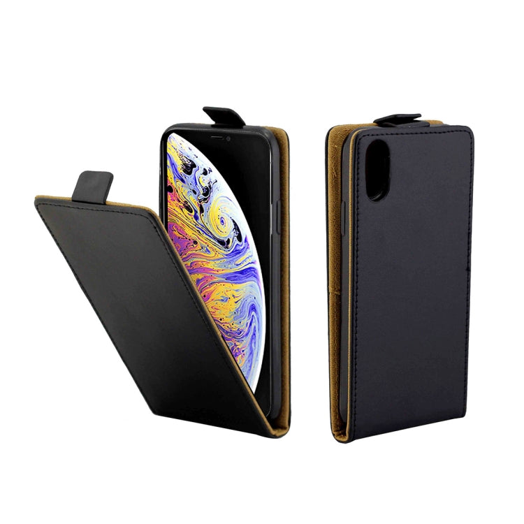 適用於iPhone XS Max 上下開TPU商務皮套 帶卡槽
