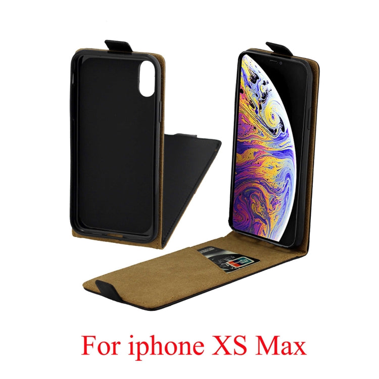 適用於iPhone XS Max 上下開TPU商務皮套 帶卡槽