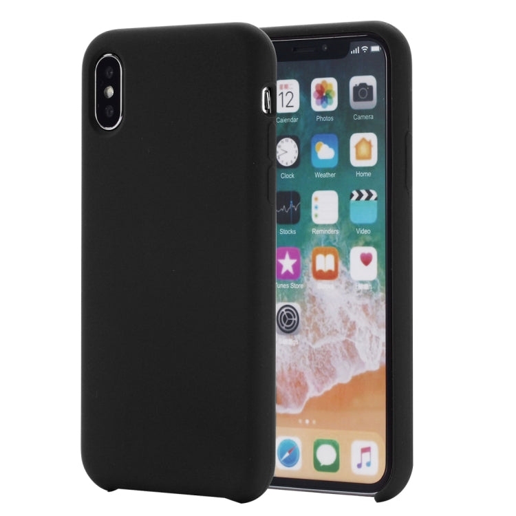 適用於iPhone XS Max   純色液態硅膠保護殼