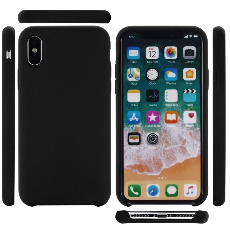 適用於iPhone XS Max   純色液態硅膠保護殼