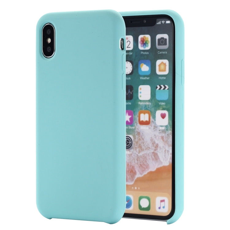 適用於iPhone XS Max   純色液態硅膠保護殼