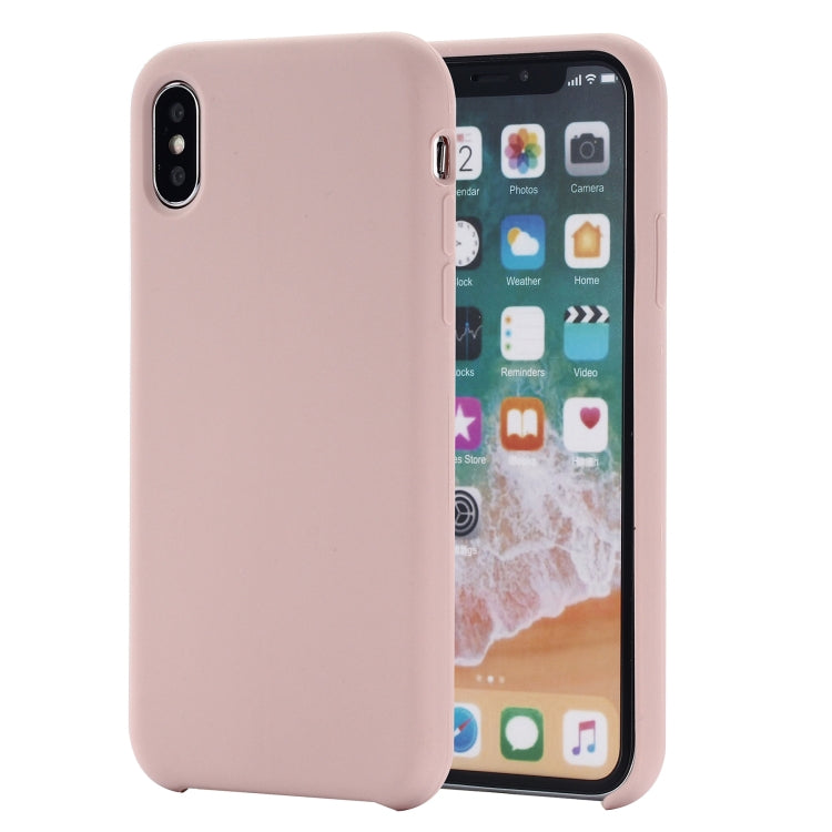 適用於iPhone XS Max   純色液態硅膠保護殼
