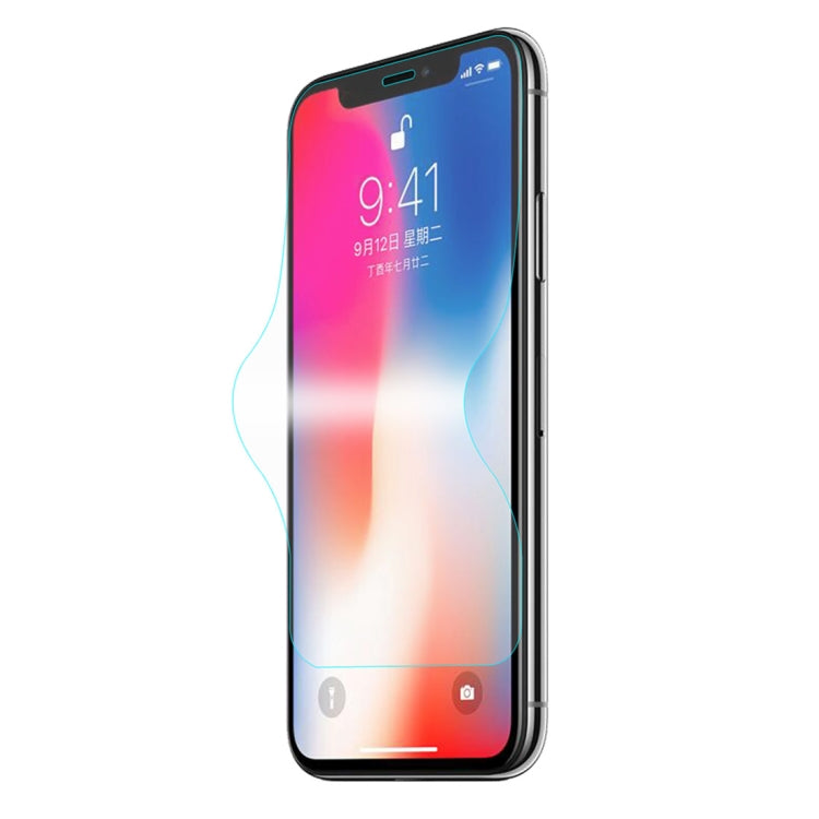 恩凱 草帽王子  適用於iPhone XS Max  6.5英寸 TPU+TPE+PET材質0.1mm 3D全屏保護軟膜 水凝膜
