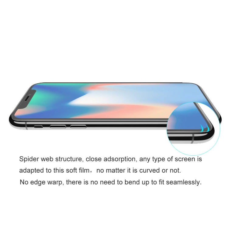 恩凱 草帽王子  適用於iPhone XS Max  6.5英寸 TPU+TPE+PET材質0.1mm 3D全屏保護軟膜 水凝膜