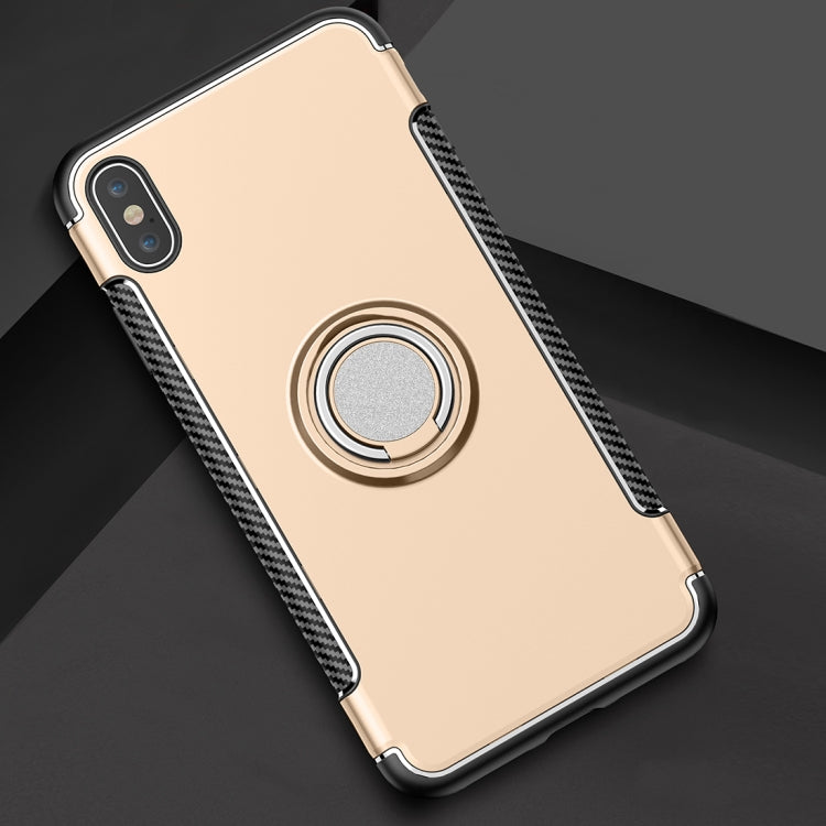 適用於iPhone XS Max 360度旋轉指環鎧甲保護殼