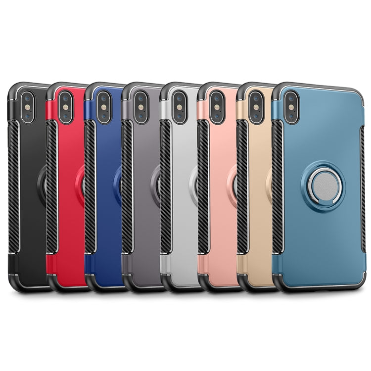 適用於iPhone XS Max 360度旋轉指環鎧甲保護殼