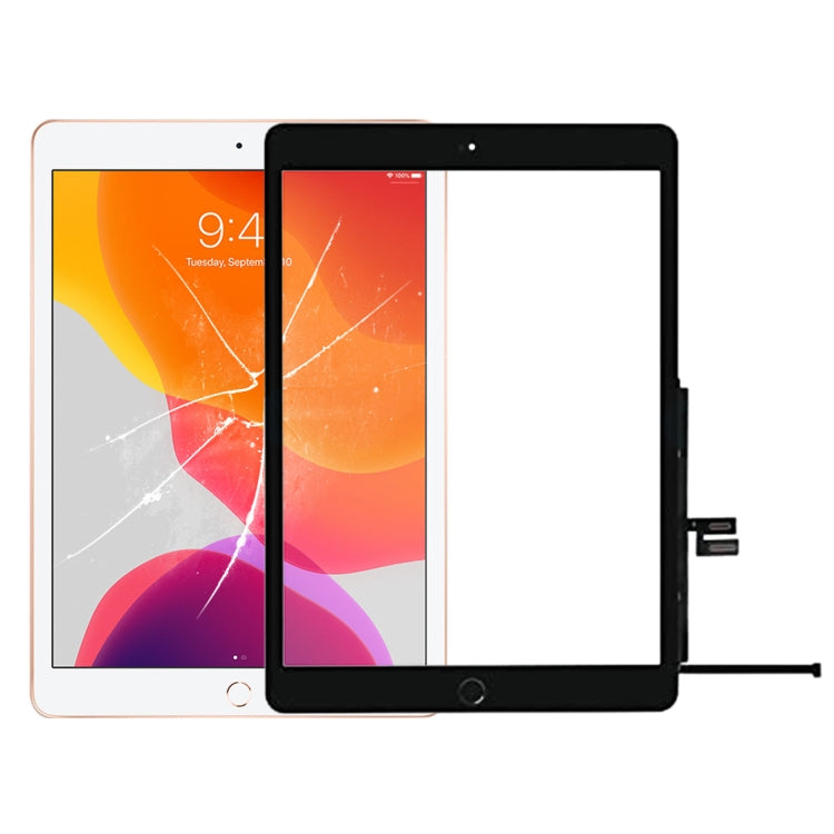 適用於 iPad 10.2  / 10.2  A2197 A2198 A2270 A2428 A2429 A2430 觸摸屏帶主頁返回鍵