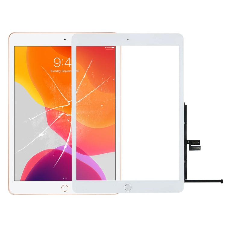 適用於 iPad 10.2  / 10.2  A2197 A2198 A2270 A2428 A2429 A2430 觸摸屏帶主頁返回鍵