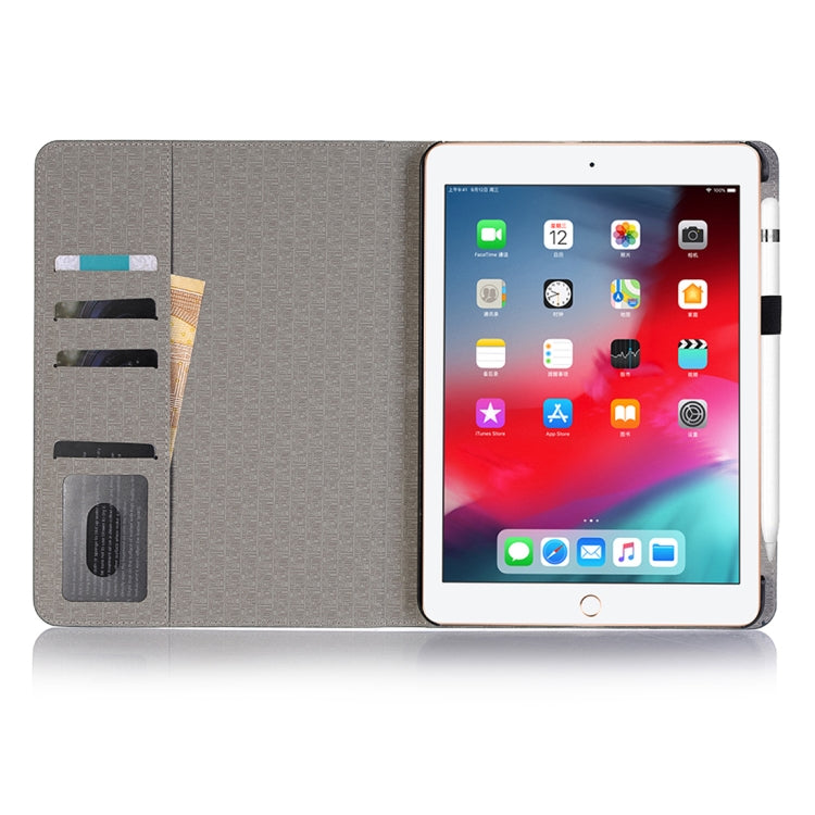 Cross Texture Horizontal Flip PU Leather Case for iPad Air 13 2025 / 2024 / iPad Pro 12.9 inch (2018), with Holder & Card Slots & Wallet