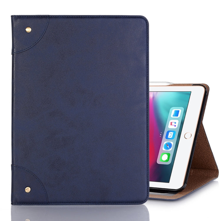 Retro Book Style Horizontal Flip PU Leather Case for iPad Air 13 2025 / 2024 / iPad Pro 12.9 inch (2018), with Holder & Card Slots & Wallet