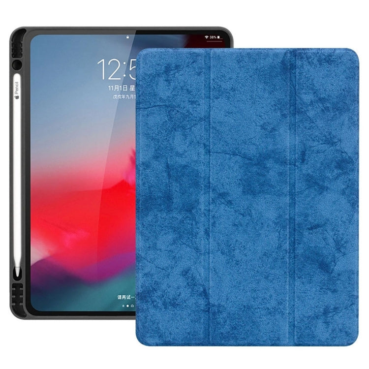 Horizontal Flip Leather Case with Pen Slot  Three-folding Holder & Wake-up / Sleep Function for iPad Air 13 2024 / 2025 / Pro 12.9 (2018)