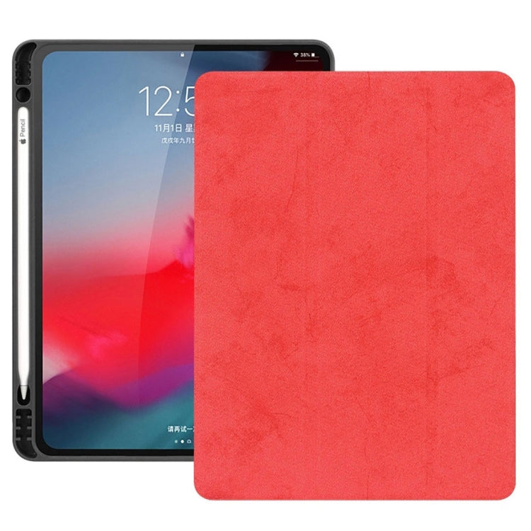Horizontal Flip Leather Case with Pen Slot  Three-folding Holder & Wake-up / Sleep Function for iPad Air 13 2024 / 2025 / Pro 12.9 (2018)