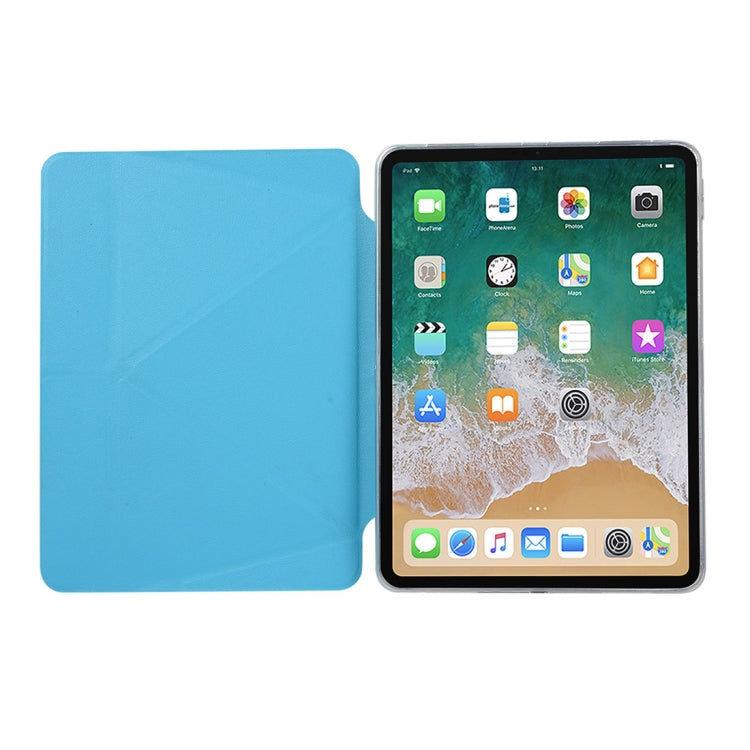 適用於iPad Pro 11英寸 平板保護皮套帶多折變形支架&智能休眠功能