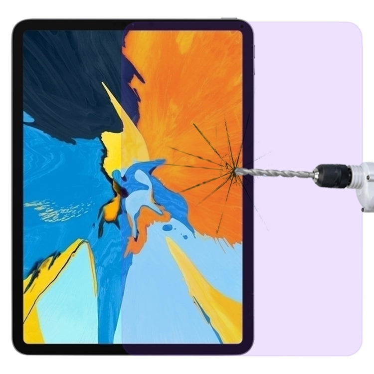 適用於iPad Pro 11英寸 2018/2020/2021/2022 / iPad Air 4&5 10.9英寸 0.33mm 9H硬度 2.5D弧邊抗藍光防爆鋼化玻璃膜