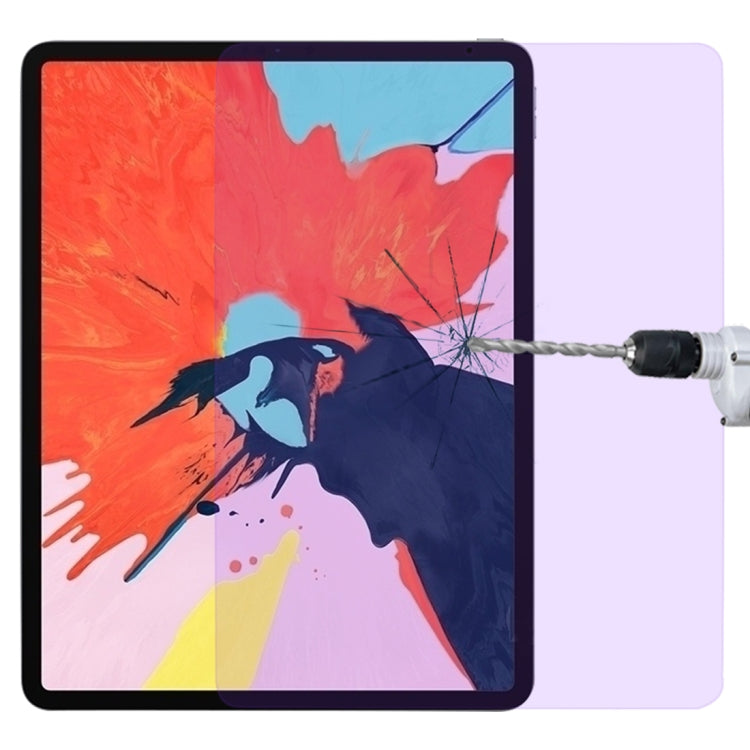 適用於iPad Pro 12.9英寸 2018/2020/2021/2022 0.33mm 9H硬度 2.5D弧邊抗藍光防爆鋼化玻璃膜