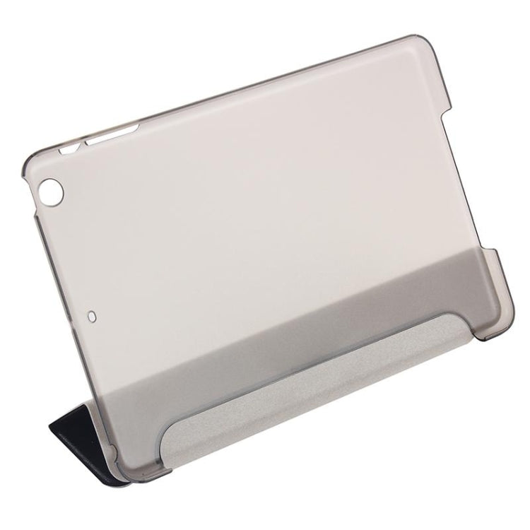 適用於iPad Mini 2019  蠶絲紋左右開皮套帶3折支架