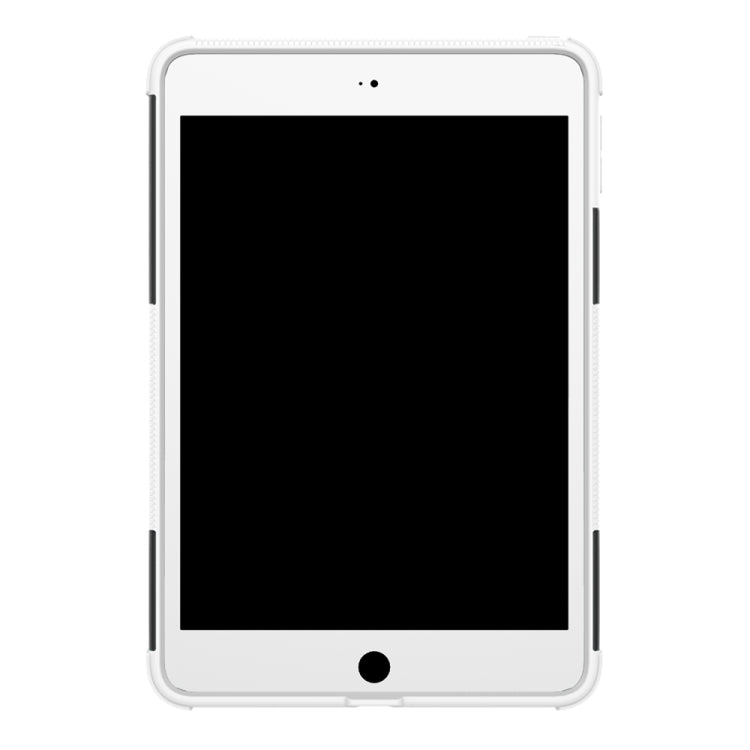 適用於iPad Mini 2019 炫彩輪胎紋TPU+PC防摔平板保護殼 帶支架