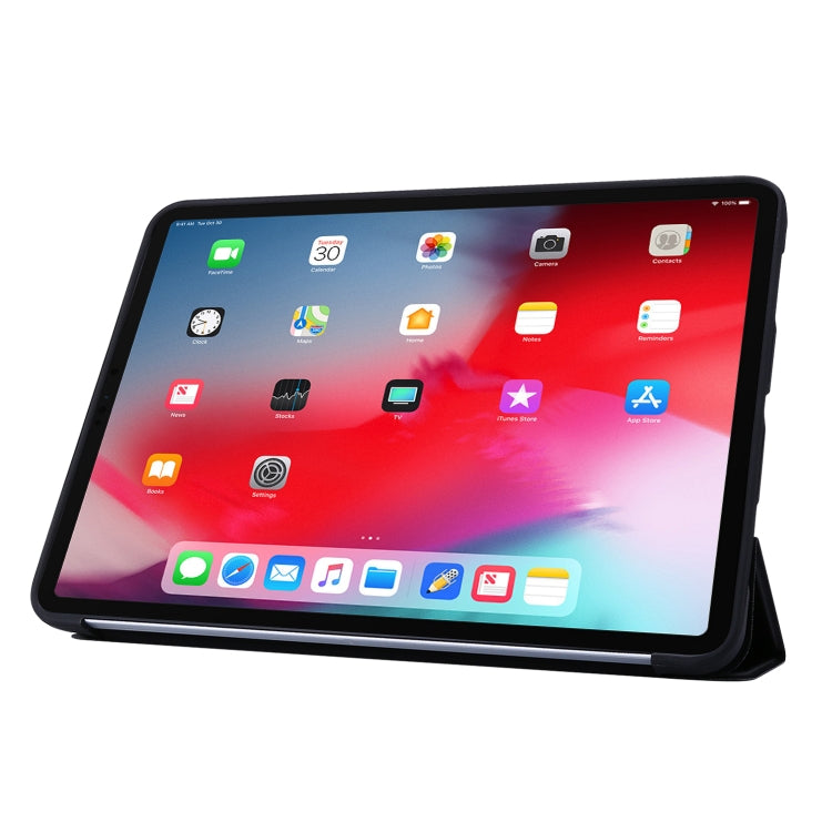 適用於 iPad Pro 11  PC+PU平板皮套 帶三折支架