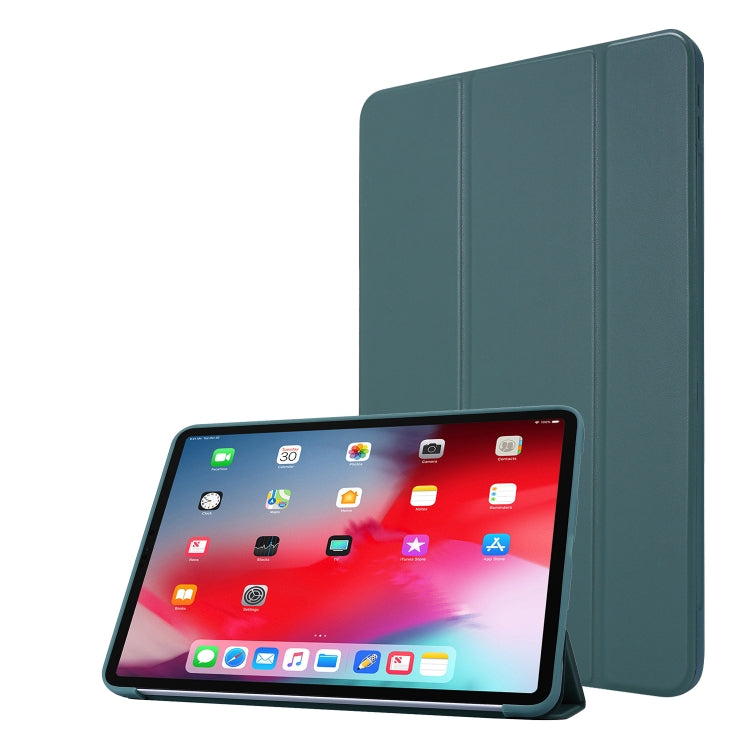 適用於 iPad Pro 11  PC+PU平板皮套 帶三折支架