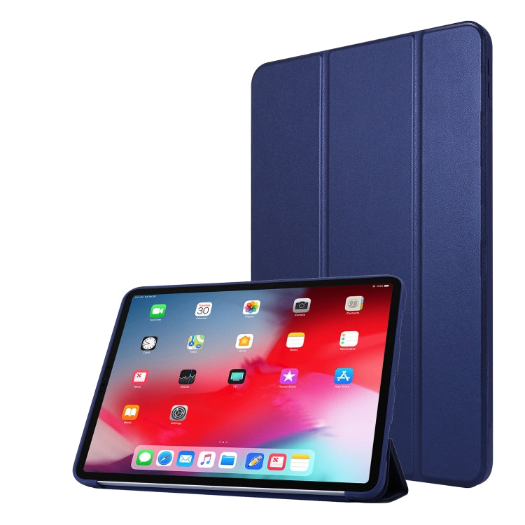 適用於 iPad Pro 11  PC+PU平板皮套 帶三折支架
