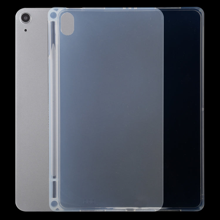 0.75mm透明TPU保護殼 帶筆槽 適用於iPad Air 2022 / 2020 10.9 / iPad Pro 11 2018