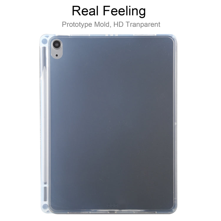 0.75mm透明TPU保護殼 帶筆槽 適用於iPad Air 2022 / 2020 10.9 / iPad Pro 11 2018