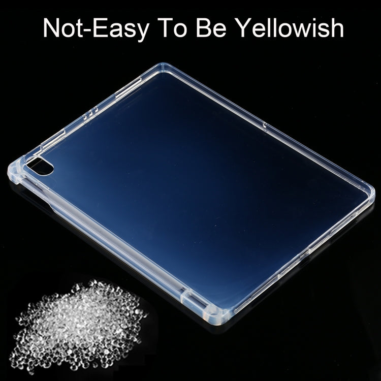0.75mm透明TPU保護殼 帶筆槽 適用於iPad Air 2022 / 2020 10.9 / iPad Pro 11 2018