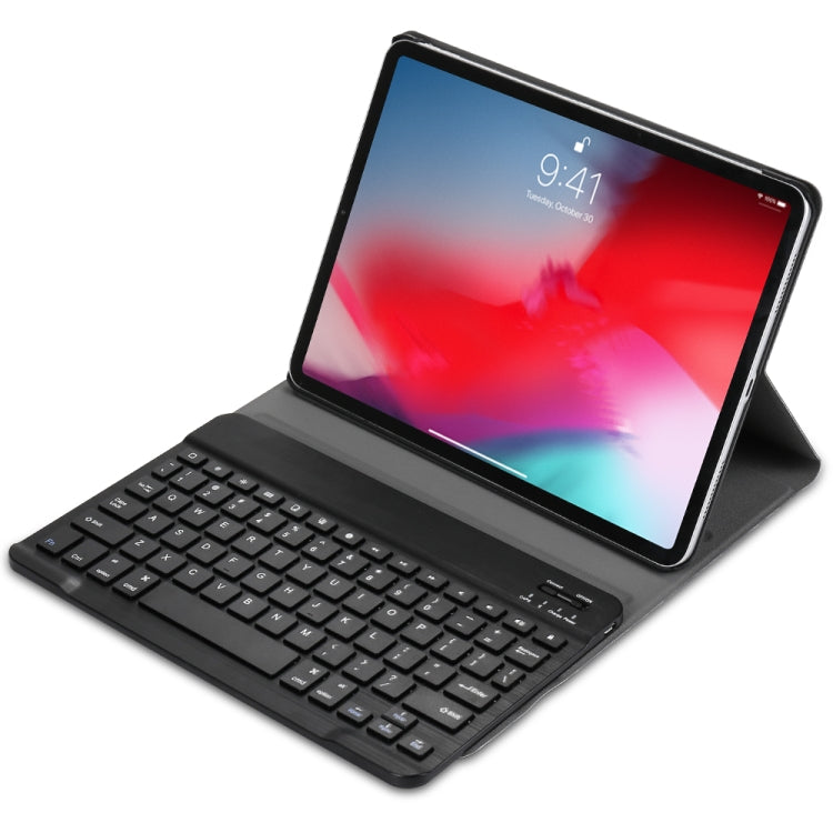 A11 Bluetooth 3.0 Ultra-thin ABS Detachable Bluetooth Keyboard Leather Tablet Case with Holder for iPad Pro 11 2022 / 2021 / Air 5 / Air 4