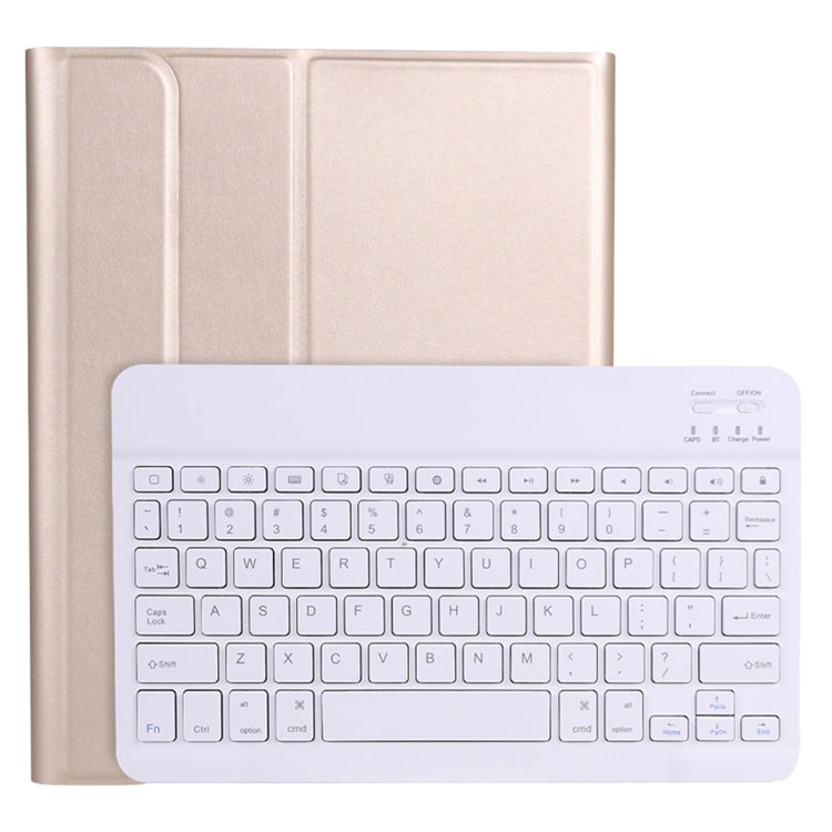 A11B Bluetooth 3.0 Ultra-thin ABS Detachable Bluetooth Keyboard Leather Tablet Case with Holder & Pen Slot for iPad Pro 11 2022 / 2021 / Air 5 / Air 4