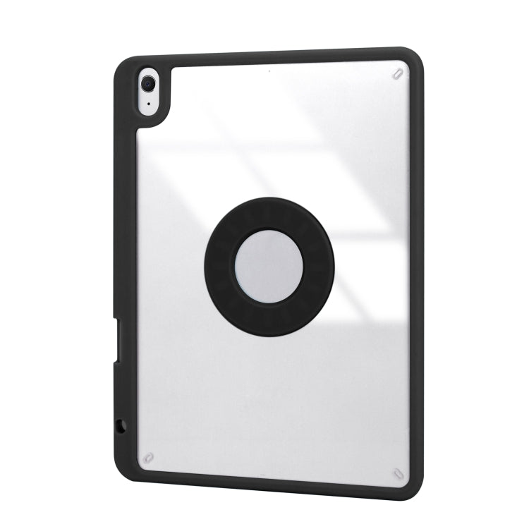 Z11B 上筆槽三角形后支撐透明殼藍牙鍵盤皮套 適用於iPad Pro 11 2021/2020/2018