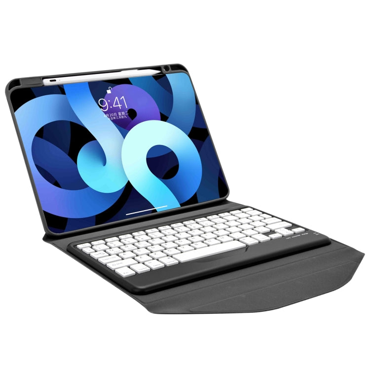 Z11B 上筆槽三角形后支撐透明殼藍牙鍵盤皮套 適用於iPad Pro 11 2021/2020/2018