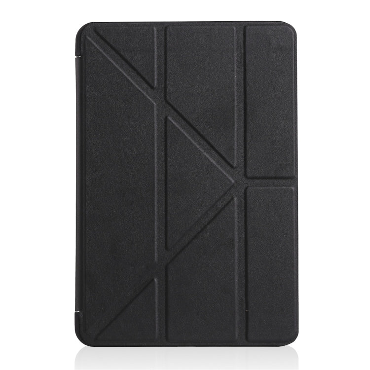 Millet Texture PU+ Silica Gel Full Coverage Leather Case for iPad Mini 4/5, with Multi-folding Holder
