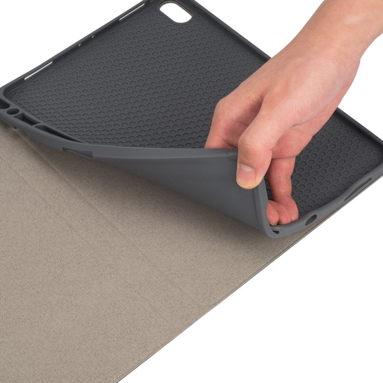 RK11 適用於iPad Pro 11 inch 蠶絲紋可拆分塑膠藍牙平板鍵盤皮套帶筆槽&支架功能