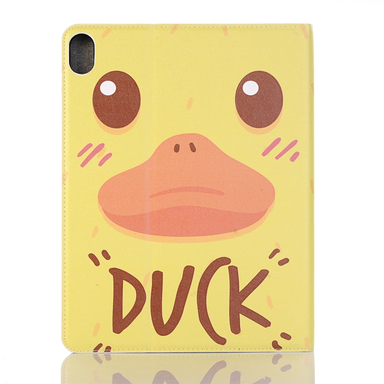 Duck Pattern Horizontal Flip Leather Case for iPad Air 11 2024 / iPad Pro 11 inch (2018),with Card Slots & Holder & Wallet & Photo Frame & Pen slot