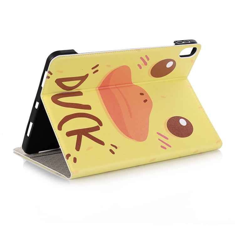 Duck Pattern Horizontal Flip Leather Case for iPad Air 11 2024 / iPad Pro 11 inch (2018),with Card Slots & Holder & Wallet & Photo Frame & Pen slot